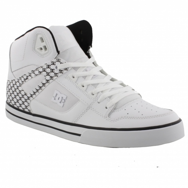 DC Shoes PURE HIGH-TOP WC WBM WHITE/BLACK MONOGRAM